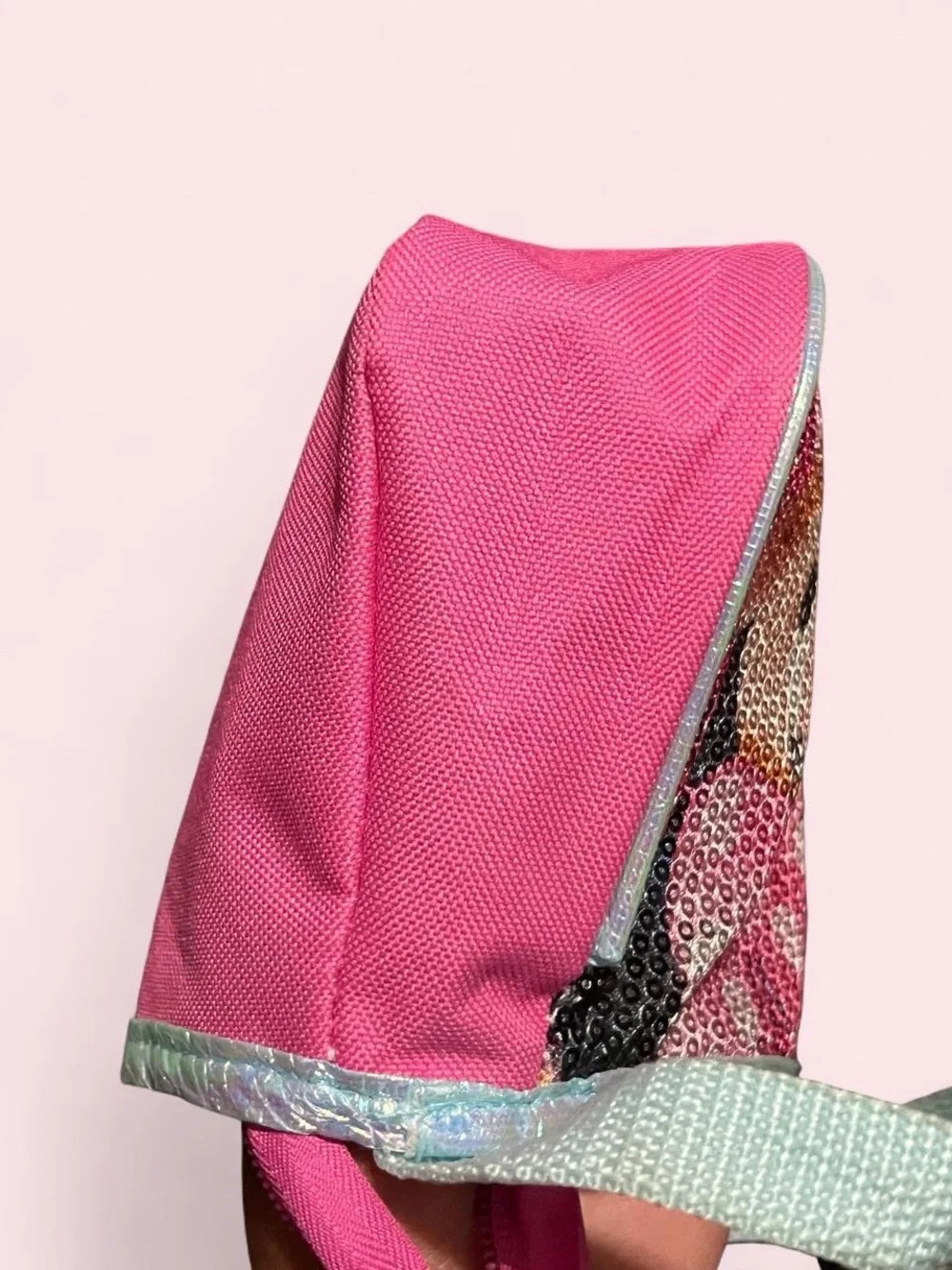 Pink Sequin Minnie Mouse Kids Shoulder Bag